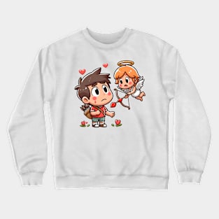 Valentine's Cartoon Delights T-Shirt Crewneck Sweatshirt